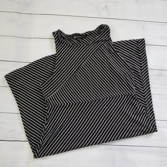 Athleta Dresses & Skirts - Athleta Santorini High Neck Mix Stripe Dress S